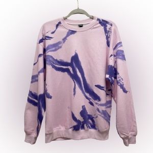 Wild Fable, purple tie died sweatshirt, Size S